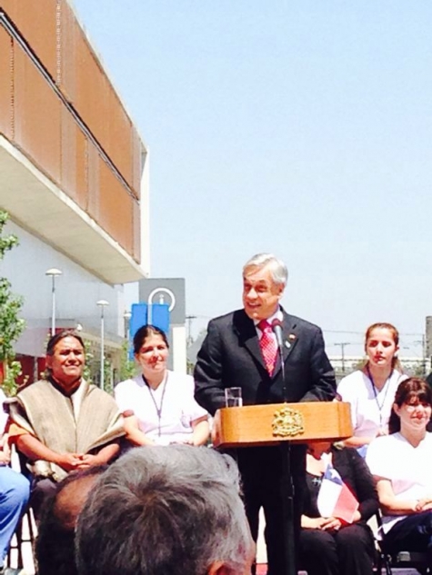 Inauguration of the Hospital of La Florida in Santiago de Chile