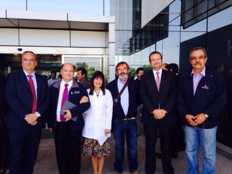 Inauguration of the Hospital of La Florida in Santiago de Chile