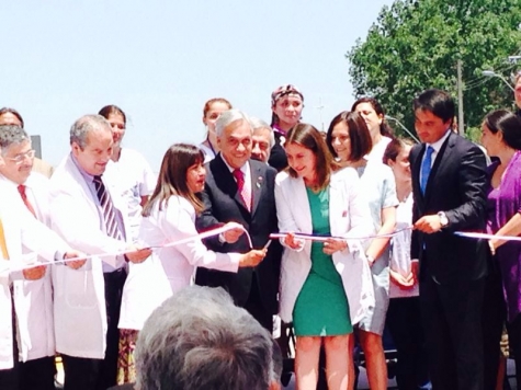 Inauguration of the Hospital of La Florida in Santiago de Chile