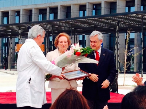 The President of Chile inaugurates the Hospital of Maipu