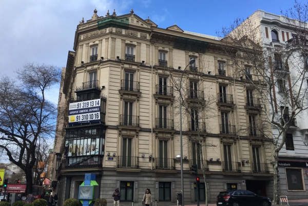 SANJOSE restaurera le b&acirc;timent rue Goya 31 de Madrid