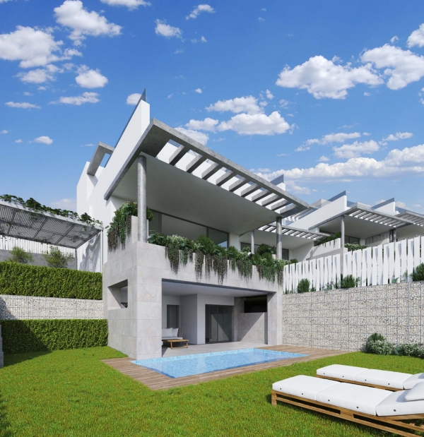 Cartuja will build the 25 terraced houses of the residential development The Cape in Cabopino, Marbella
