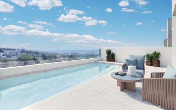 Cartuja will build the 25 terraced houses of the residential development The Cape in Cabopino, Marbella