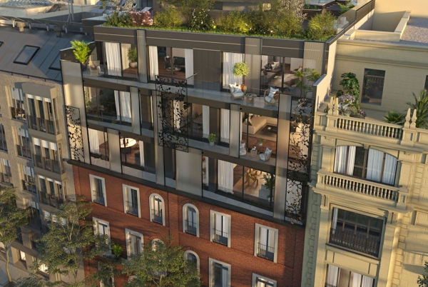 SANJOSE will build the new Residencial Zurbar&aacute;n 26 in Madrid Arraterra 