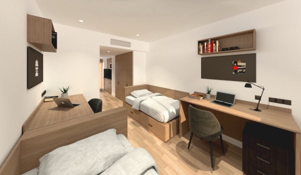 EBA will remodel sundry premises of the Student Residence in Torres de Garellano, Bilbao 