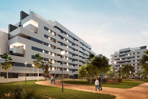 SANJOSE construir un nuevo edificio residencial en la parcela RL-04 de la promocin Jardines Hacienda Rosario, Sevilla