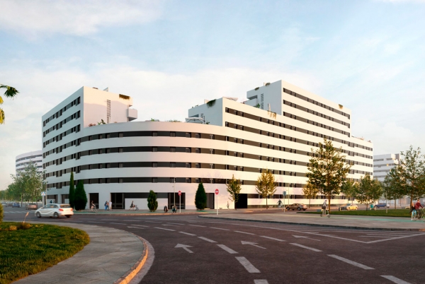 SANJOSE will construct a new residential building on plot RL-07 of the Jardines Hacienda Rosario development in Seville
