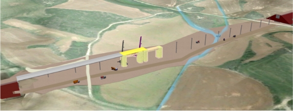 SANJOSE will build the Tafalla - Campanas section in Navarra belonging to the Cantabrian - Mediterranean High Speed Corridor