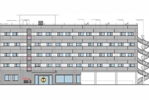 SANJOSE will Build a New 1-Star B&B Hotel with 100 Rooms in Madrid