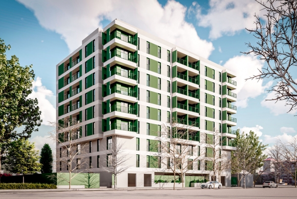 Cartuja I. réalisera la conception  réalisation du complexe résidentiel pour location Virgen de los Reyes - Algodonera à Séville