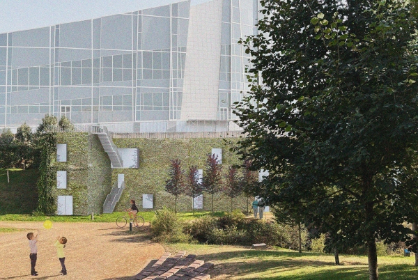 SANJOSE construir� un Edificio Polifuncional en la estructura de la Escena en el Jard�n del Teatro de la Ciudad de la Cultura de Galicia, Santiago de Compostela