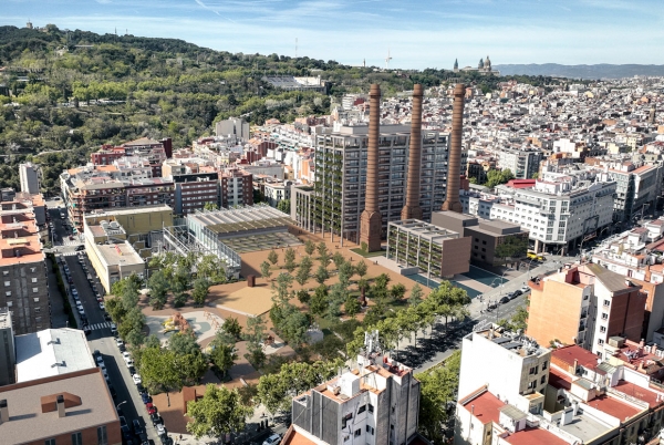 SANJOSE transformar� completamente Les Tres Xemeneies del Paral�lel de Barcelona