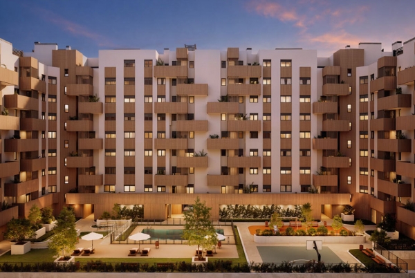 A SANJOSE ir&aacute; construir o empreendimento residencial C&eacute;lere Altana, em Los Berrocales, Madrid
