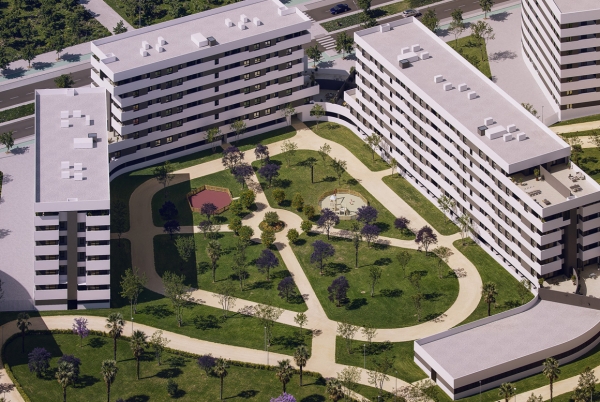 SANJOSE will Build Every Building in the Jardines Hacienda Rosario Residential Development in Seville, Comprising More Than 1,000 Homes