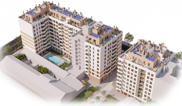 A SANJOSE ir&aacute; construir o Complexo Habitacional C&eacute;lere San Vicente, em Val&ecirc;ncia