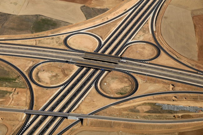 TRONÇON OSORNO - MARCILLA DE CAMPOS. AUTOROUTE A-67 PALENCIA 